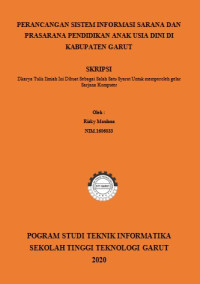 Sistem Informasi Sarana Dan Prasarana Pendidikan Anak Usia Dini Di Kabupaten Garut