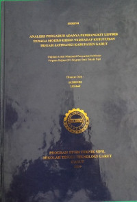 Analisis Pengaruh Adanya Pembangkit Listrik Tenaga Mokro Hidro Terhadap Kebutuhan Irigasi Jatiwangi Kabupaten Garut