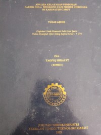 Pengembangan sistem informasi  kepegawaian pada dinas  perindusrtian, perdagangan  dan pengelolaan pasar kabupaten garut