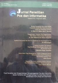 Jurnal penelitian pos dan informatika