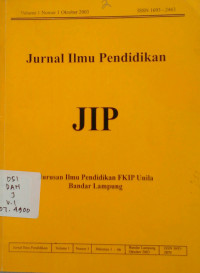 jurnal ilmu pendidikan JIP jurusan ilmu pendidikan FKIP unila bandar lampung