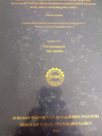 Perancangan Simulasi Tata Letak Mesin Produksi Penyamakan Kulit Dengan Menggunakan String Diagram Di Pk Arsya Sukaregang Garut