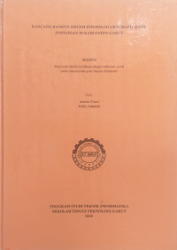 Rancang Bangun Sistem Informasi Geografis Hasil Pertanian Di Kabupaten Garut