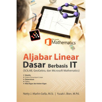 Aljabar Linear Dasar Berbasis IT (SCILAB, GeoGebra dan Microsoft Mathematics)