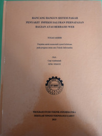 Rancang Bangun Sistem Pakar Penyakit Infeksi Saluran Pernafasan Bagian Atas Berbasis Web