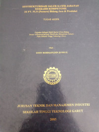 Restrukturisani Jalur Karir Jabatan Berbasis Kompetensi Di PT.PLN (Persero) Bidang Jasa & Produksi