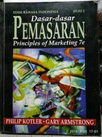 Dasar Dasar Pemasaran: Priciples of marketing 7e