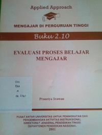 Evaluasi Proses Belajar Mengajar