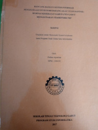 Rancangan Bangun SISTEM Informasi Pengelolaan Invetori Barang