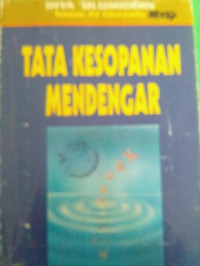 Tata Kesopanan Mendengar