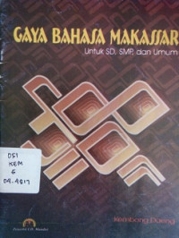 Gaya Bahasa Makasar