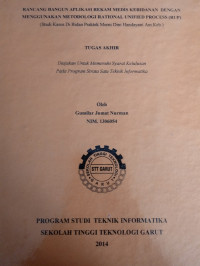 Rancangan Bangun Aplikasi Rekam Medis Kebidanan Dengan Menggunakan Metodologi Rational Unified Process (RUP)