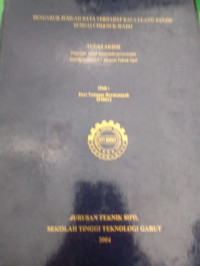 Pengaruh Jumlah Data Terhadap Kala Ulang Banjir Sungai Cimanuk -Wado.