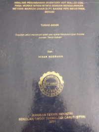 Analisis penanganan inventory hot rolled coil pada workstation WTM 16 dengan menggunakan metode work chain di PT Bakrie Pipe Industries Bekasi