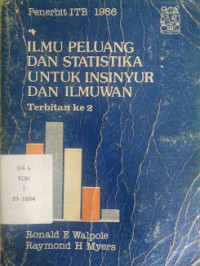 Ilmu Peluang Dan Statistika  Untuk Insunyur Dan Ilmuwan