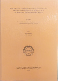 Implementasi Algoritma K-Nearest Neighbor Pada Prediksi Siswa Bermasalah Menggunakan Metode Rapid Application Development