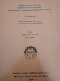 Rancang Bangun Aplikasi Fiqih Zakat,Puasa Dan Haji Sebagai Media Pembelajaran Berbasis Multimedia