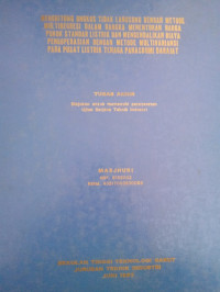 menghitung ongkos tidak langsung dengan metode  multiregresin  dalam rangka menentukan harga  pkok setandar  listrik  da  mengendalikan biaya  pengoprasian sengan   dengan metodeu multivariasi  pada pusatt listrik tenatga  panas bumi arajat