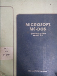 Microsoft Ms-Dos