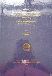 Tinjauan Pelaksanan Penilaian Resiko Dan Bahaya Pada K3 Listrik Dan Kebakaran Di PT. Industri Telekomunikasi Indonesia (PERSERO)