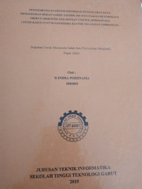 Pengembangan Sistem Informasi Pengolahan Data Pengukuran Beban Gardu Listrik Menggunakan Metodologi Object Oriented (OO) Dengan Unified Aproach (UA)(Studi Kasus Di PLN (Persero)