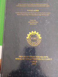 Studi analisis  kuat tarik matrial  matrial baja riangan  ytang digunaka pada bangunan di kabupaten garut