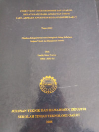 Pengembangan Sistem Informasi Pengelompokan Data Pajak Dan Distribusi Dana Bagi Hasil Di Dinas Pendaftaran Pengelolaan Dan Aset ( DPPKA ) Kabupaten Garut