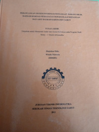 Perancangan Sistem Informasi Pengadaan barang Milik Daerah Di Dinas Pendapatan Pengelolaan Keuangan Dan Aset Daerah Kabupaten Garut